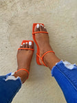 Chelsea Sandals - Orange