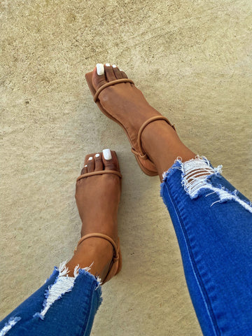 Chelsea Sandals - Tan