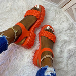 Camille Sandals - Orange