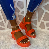 Camille Sandals - Orange